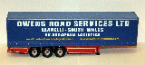 CURTAINSIDE TRAILER OWENS ROAD SERVICES LLANELLI